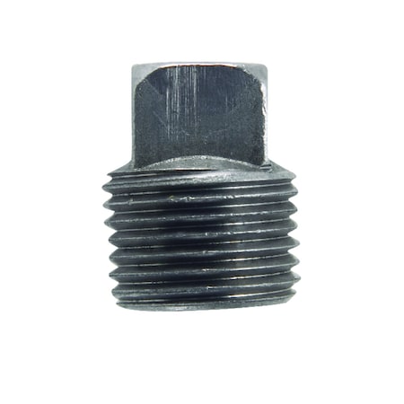 Corporation 1/4 In. MPT Black Steel Square Head Plug